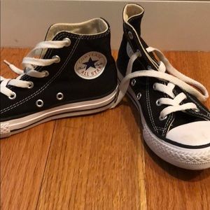 High top Converse sneakers